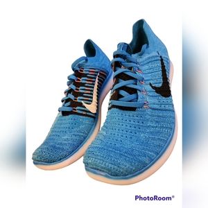 Nike Free RN Flyknit Men's 11D Blue